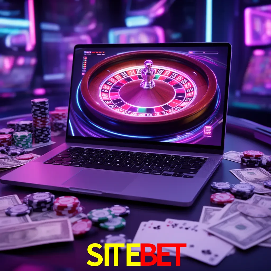 Centro móvil SITEBET con casino, cajero, bonos, app y acceso de cuenta para México